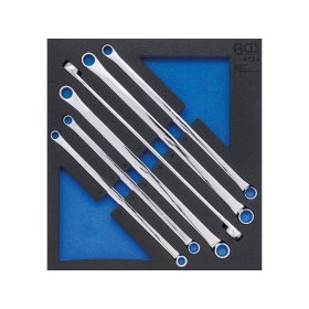   Csillag-csillagkulcs készlet egyenes extra-hosszú 6 db-os 10-24 mm - BGS