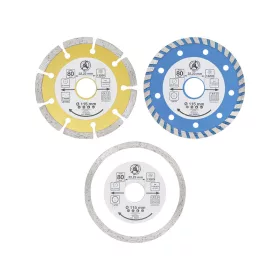 Gyémánt vágókorong készlet 115mm 3 részes - BGS