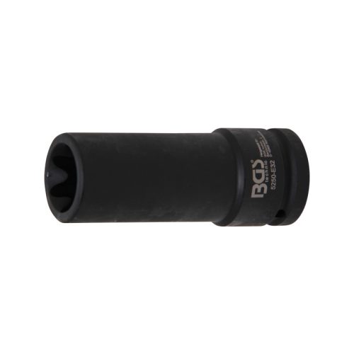 BGS Hosszú gépi E-torx dugókulcs 3/4″ E30