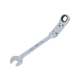 Duplacsuklós racsnis csillag villáskulcs 18mm - BGS