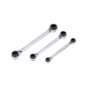   Racsnis csillagkulcs készlet 4 az 1-ben 8-19mm 3 részes - BGS