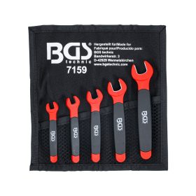   Szigetelt villáskulcs készlet VDE 1000V 5 db-os 7-8-10-12-14 mm - BGS