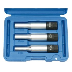   Izzítógyertya dugókulcs fej 8-10-12 mm készlet - Nyomaték határolós - BGS