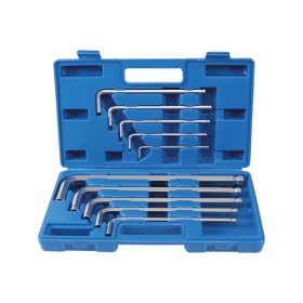   Imbuszkulcs készlet 10 db-os extra hosszú, gömbvégű 3-17 mm - BGS