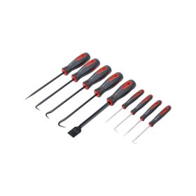 O-gyűrű eltávolító kampó készlet 9 részes - BGS