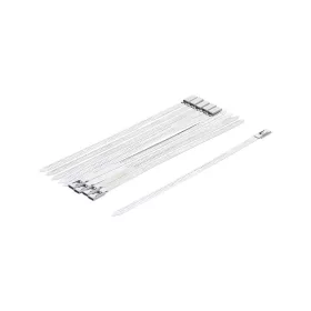   Kábelkötegelő készlet rozsdamentes 7,0x200mm 10 részes - BGS