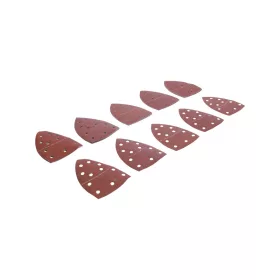   Tépőzáras csiszolópapír deltacsiszolóhoz 145x100mm K40-400 25 részes - BGS