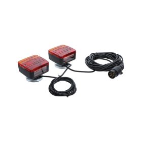 Utánfutó lámpa mágneses tartóval 2 részes - BGS