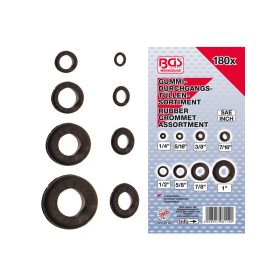 Átvezető gumigyűrű készlet 180 db - BGS