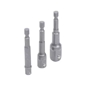   Adapter készlet fúrógéphez - csavarbehajtóhoz 1/4"-3/8"-1/2" - BGS