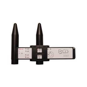 Lyuktávolság - osztókör - mérő műanyag - BGS