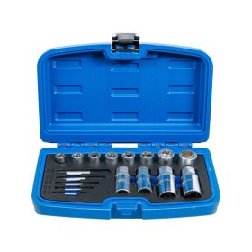   Sérült csavar és tőcsavar kiszedő készlet 17 részes - BGS