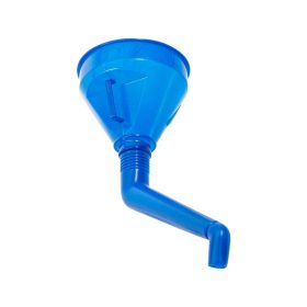   Tölcsér duplán hajlított, olaj / üzemanyag -beépített szűrővel- kék - BGS