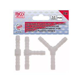 Tömlő csatlakozó készlet 5mm 8 részes - BGS
