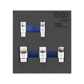   Nyitott dugókulcs készlet könyök csatlakozókhoz 12-22mm 5 részes - BGS