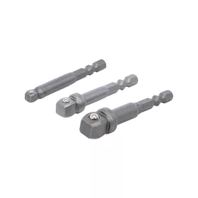   Billenős dugókulcs átalakító készlet fúrógéphez 1/4″, 3/8″, 1/2″ - BGS