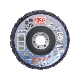 Négertárcsa fekete Ø100x16mm - BGS