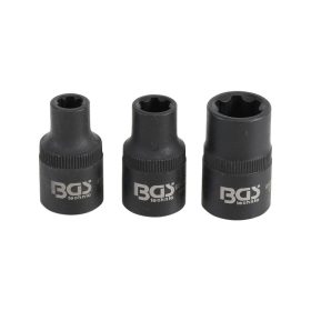  Hengerfej kulcs 1/2" RIBE készlet Nissan, Renault 3 db: M6S-M8S-M12S - BGS