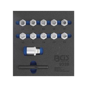 Kerékőr leszedő készlet Mercedes 12 részes - BGS