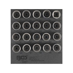 Kerékőr leszedő készlet Opel (B típus) 20 részes - BGS