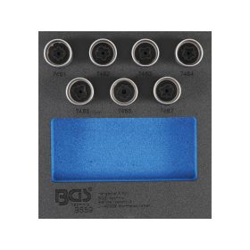 Kerékőr leszedő készlet Opel (D típus) 7 részes - BGS