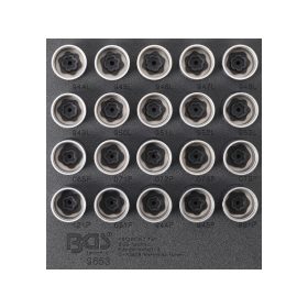 Kerékőr leszedő készlet Volvo 20 részes - BGS