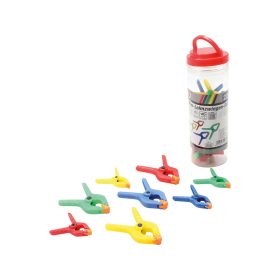   Mini szorító csipesz készlet ABS műanyag 22 részes - BGS