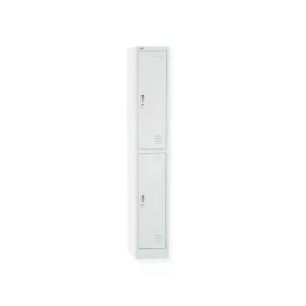   Öltözőszekrény - 2 emberes - alsó-felső rövidajtós 1850x300x450mm - PTC Tools