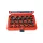 Légkulcsfej készlet 1/2" 17 db 8-32 mm metrikus rövid 6 lap - Genius Tools