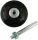 Csiszolótárcsa, csapos /6 mm/ felfogó gumitányér 50 mm-es - 1 db - Connect