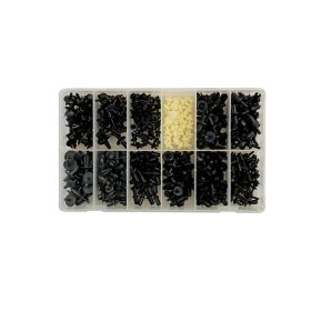   Műanyag patent készlet (Push-Pin) patentek 350 db - Connect