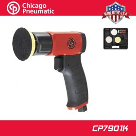   Levegős polírozógép 75 mm 3" - 2.5 m/s2 MINI + polírtárcsák - Chicago Pneumatic