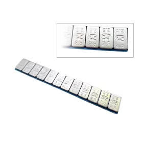   Centírozó súly öntapadós Acél+Zinc bevonat 12x2,5 g = 30 g - MATT - Rema Tip-top