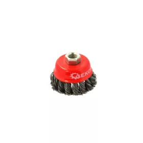 Fazékkefe sodrott acél 65mm M14 - Geko