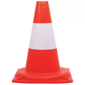30 Cm magas közúti jelzőbója piros/fehér színben