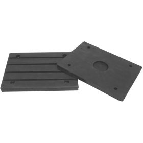   Gumipogácsa csápos emelőhöz 195x150 mm-es téglatest négyfuratos - PTC Tools
