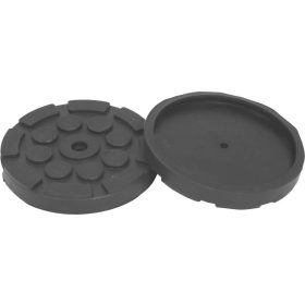   Gumipogácsa csápos emelőhöz 120/114 mm-es peremes pöttyös-íves+furat - PTC Tools