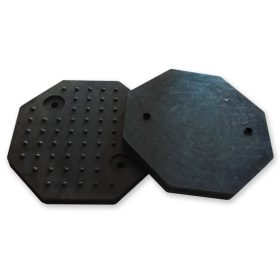   Gumipogácsa csápos emelőhöz 125 mm/8 lapú - nyolcszögletű Giuliano - PTC Tools