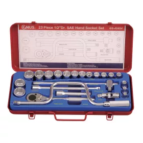   Dugókulcs készlet 1/2" 6 lapú COLOS 5/16"-1-1/4" 24 db-os - Genius Tools