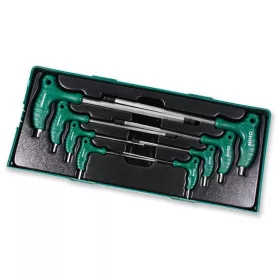   Imbuszkulcs T-fogós készlet 2-10 mm 8 db-os Tálcás készlet - Jonnesway Tools
