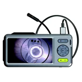   Videoszkóp - inspekciós kamera 4.9 mm-es dupla kamerafej + 5" HD IPS - Hubitools