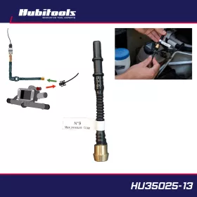   Nyomásteszter PressureDiag-hoz Adapter: Hűtőrendszer nyomásteszthez - Hubitools