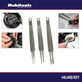   Kábelcsatlakozó tisztító gyémánt reszelő csipesz készlet 3 db apa saruhoz - Hubitools