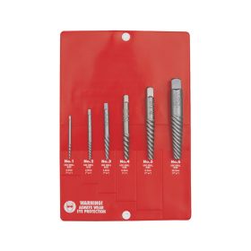   Csavarkiszedő - törtcsavar kihajtó készlet 6 db-os 2-6 mm (KEN-075-1160K) - Kennedy