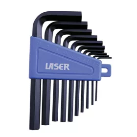 Imbuszkulcs készlet 10 db-os 1.5 - 10 mm - Laser Tools