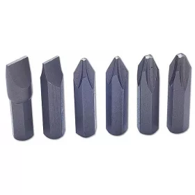   Bit készlet üthető rövid 6 db-os készlet Lapos:8-10 mm + 2x2 db:Ph2+Ph3 - Laser Tools