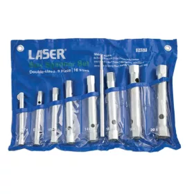   Csőkulcs készlet 6 - 22 mm 8+1 db-os - hajtószárral - Laser Tools