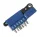 Bit készlet mini racsniszárral 6 részes - extra lapos kivitel - Laser Tools