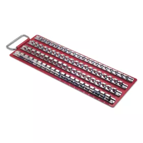   Dugókulcstartó sín, fiókba helyezhető 80 db-os 1/4"-3/8"-1/2" - Laser Tools