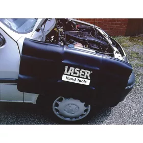 Sárvédő takaró mágnescsíkkal - fekete - Laser Tools